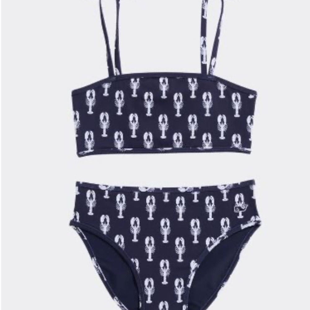 Vineyard Vines Tipped Kids Bikini